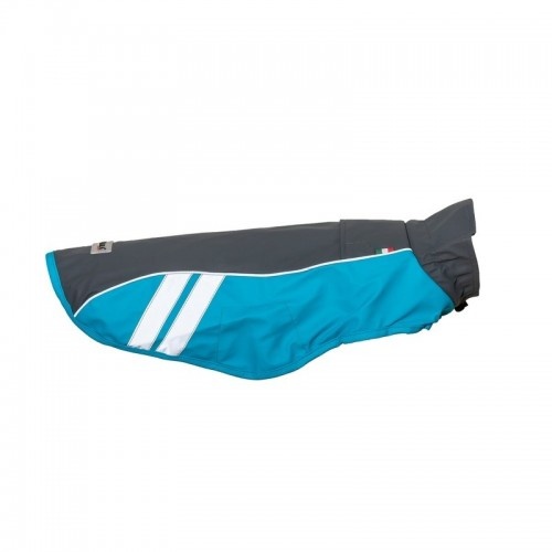 Capa de chuva impermeável Dirk, azul e cinza