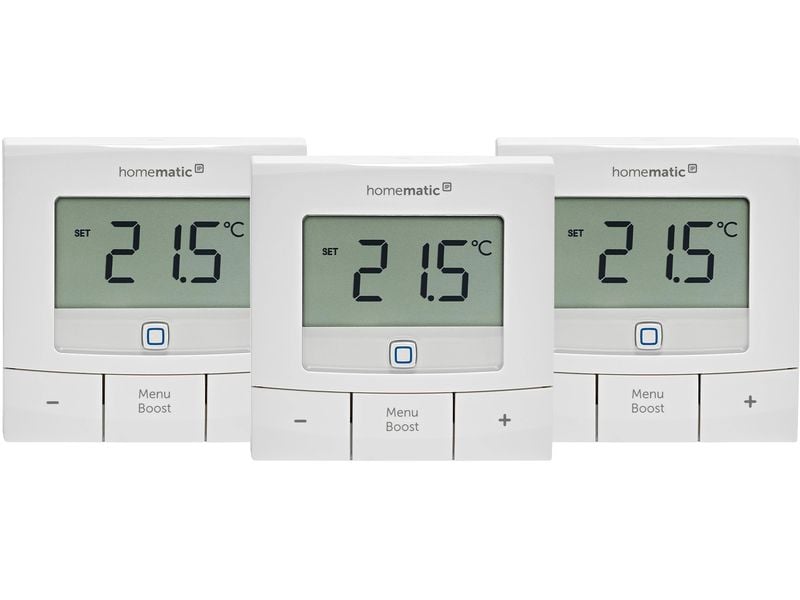 Homematic IP Smart Home 3 x Wandthermostat Wandthermostat Basic Kit