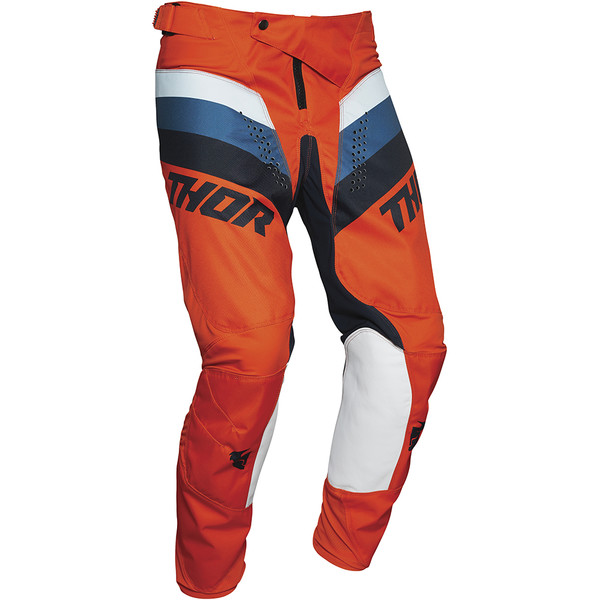 Thor Motocross - Pantalon enfant Pulse Racer Orange / Bleu foncé / Bleu Clair