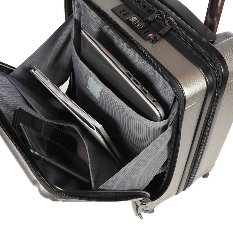 Valise cabine bureau rigide 92201 44 cm Noir