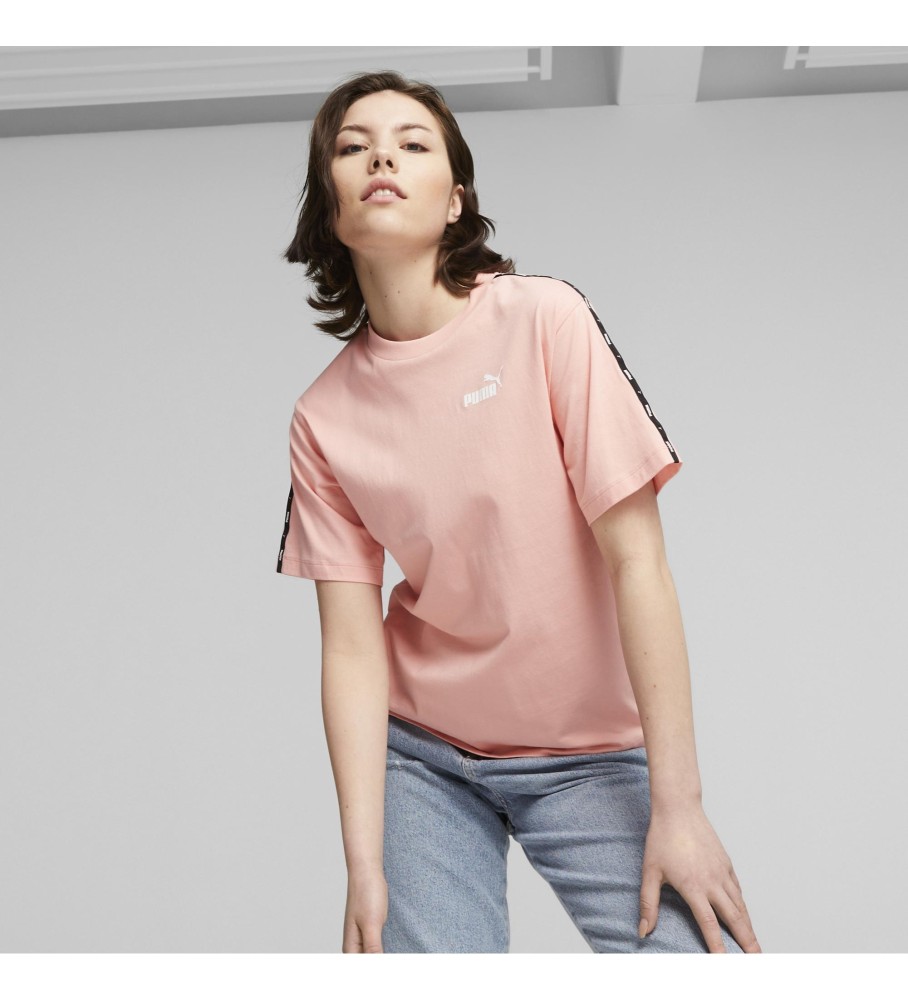 Camiseta Puma Essential Tape rosa