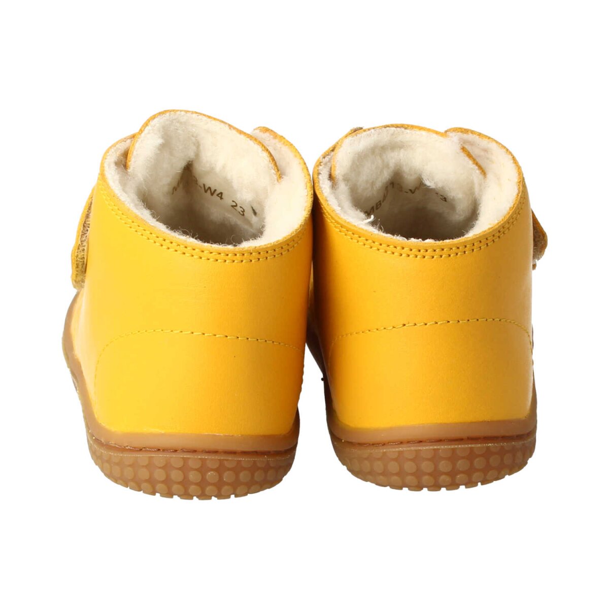 MB4213-W4 mustard SOFT-FEET BIO nappa wool velcro Weite/M