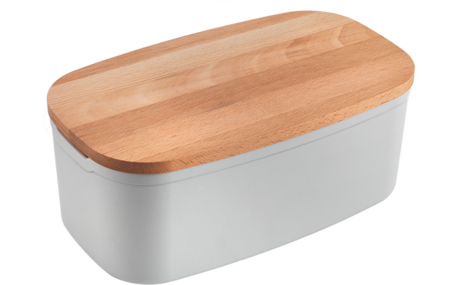 Metaltex Bready Brotkasten mit 2-in-1 Deckel / Brotschneidebrett