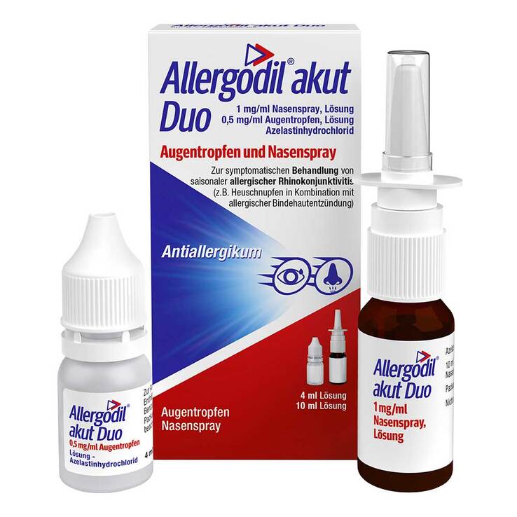 Allergodil akut Duo mit Azelastin, 1 St