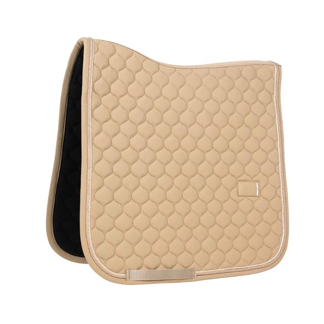 Zadelpad Kentucky Onion Quilt Rubber Logo Dressuur Beige