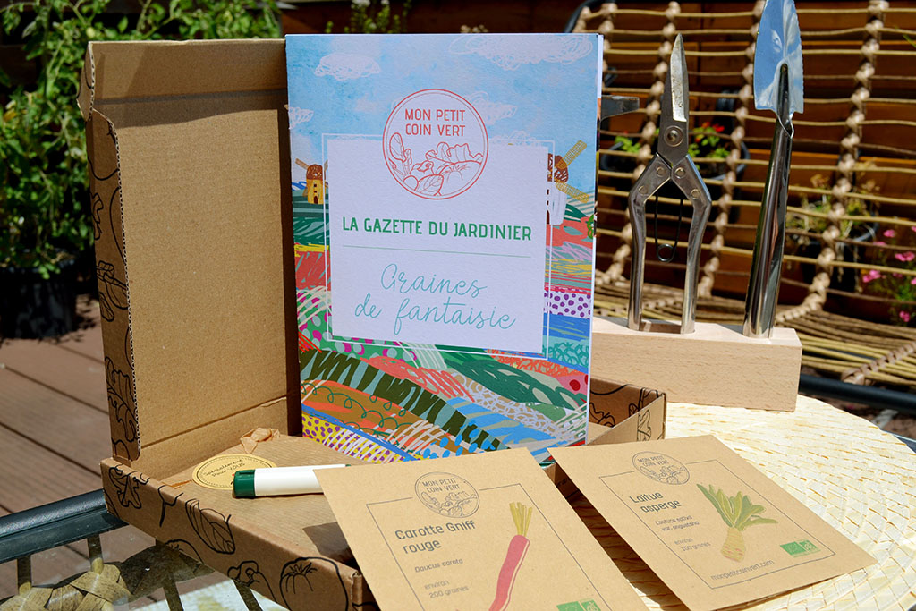 Coffret de jardinage thématique 