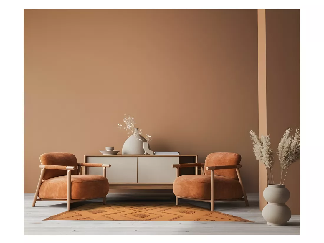 Tapis Ethinique Tufte Terracotta 120x170cm