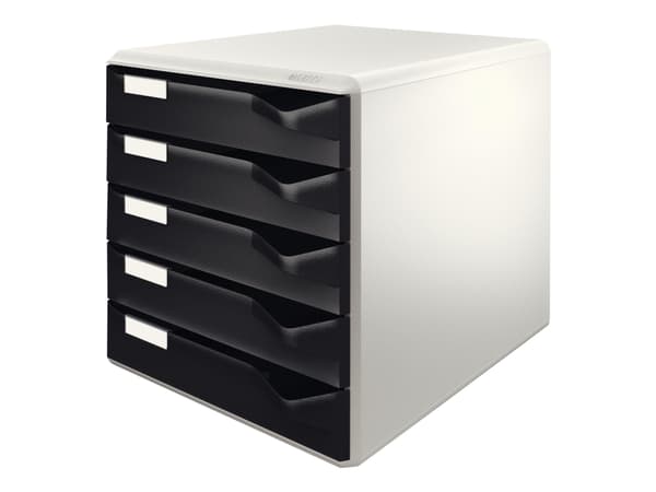 Leitz - Skuffskap - 5 skuffer - for A4 - svart
