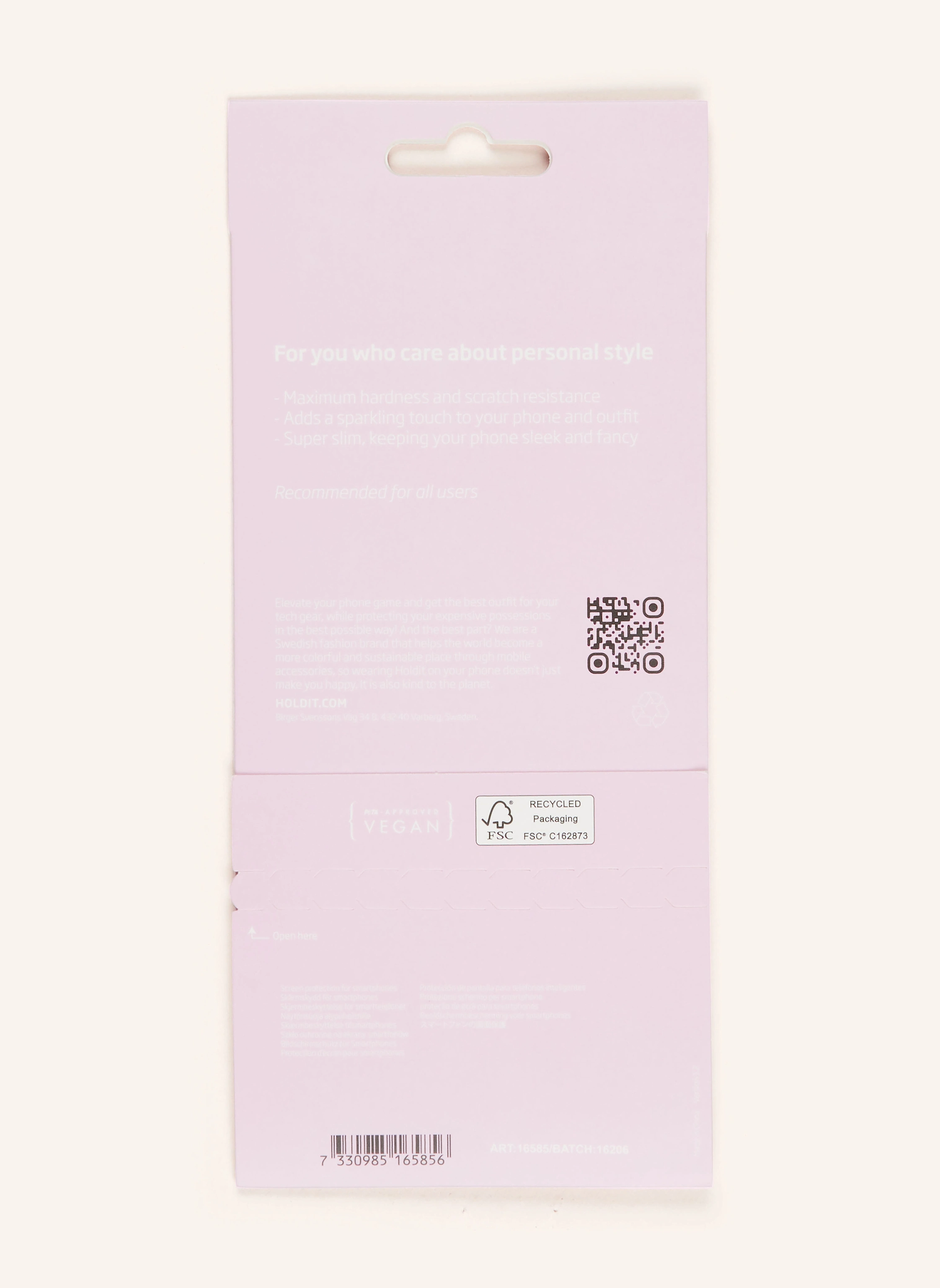 holdit Smartphone-Bildschirmschutz