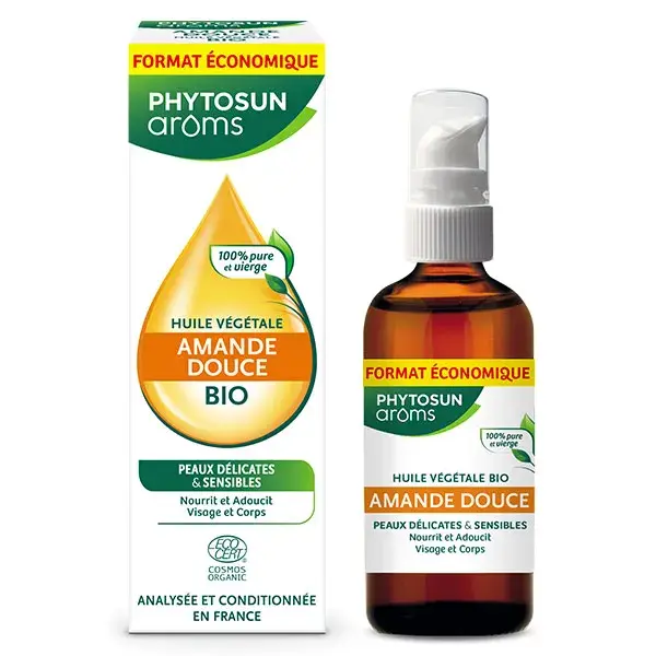 Óleo de Amêndoas Doces Orgânico Phytosun Arôms 100ml