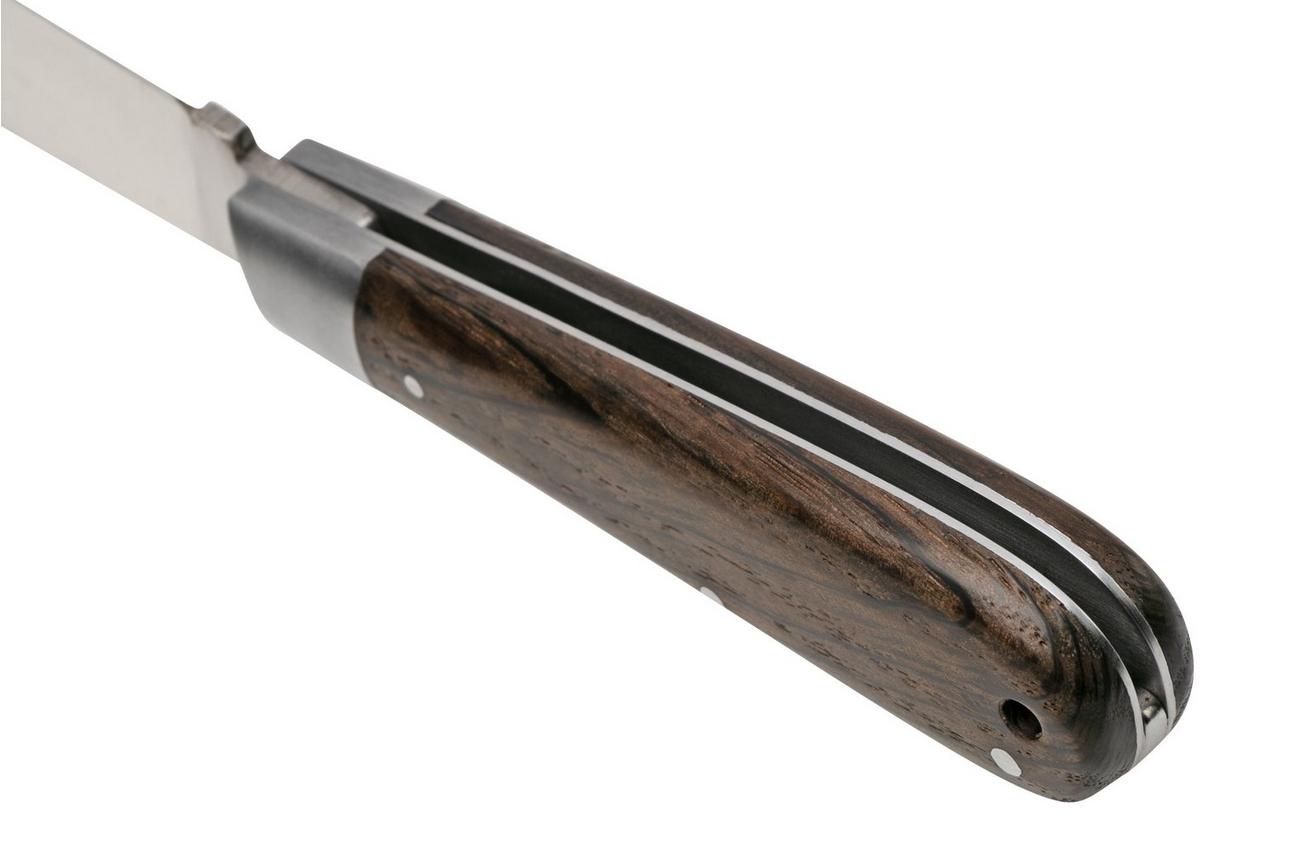Otter Anchor Knife 172 R.m.L Large Stainless, Smoked Oak, Stainless Anchor, zakmes