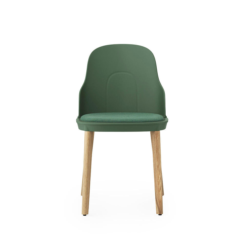 Normann Copenhagen  Allez stol, m/betræk Main Line Flax - Park green / egetræ
