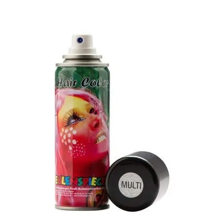 Eulenspiegel Glitzercolor Haarspray, multicolor, 125ml