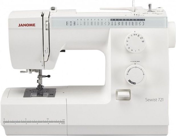 Janome - Sewist 721 - Naaimachine - Kleur: Wit - Materiaal: Kunststof