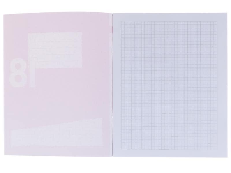 office focus Schulheft FSC E5, Kariert, Rosa, 10 Stück Schulheft im Format E5