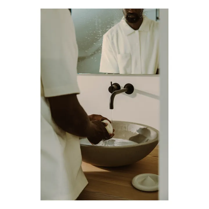 Kinfill Porte-savon en porcelaine Halo | Blanc