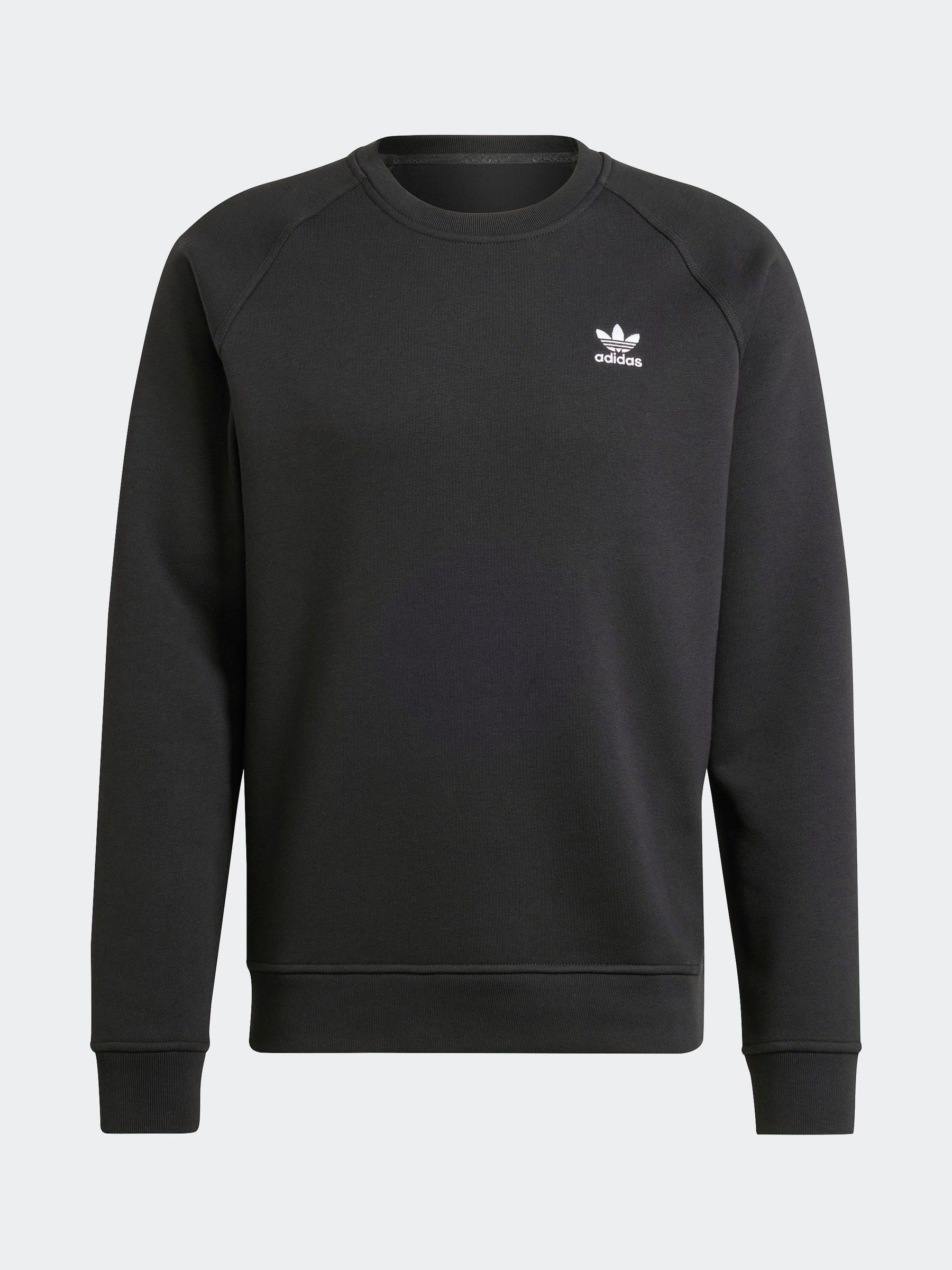 Zwart - adidas Originals Trefoil Essentials Crew Sweatshirt