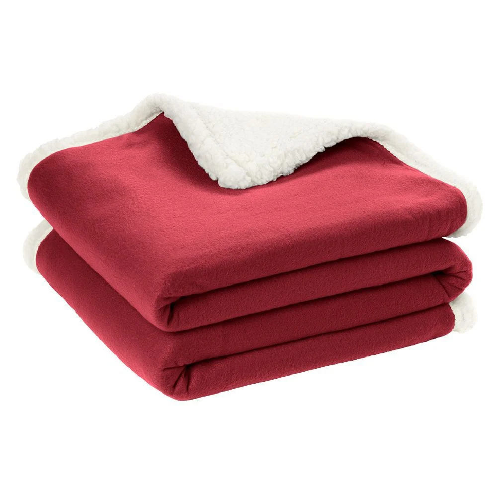 Plaid polaire dos sherpa 152x127 cm