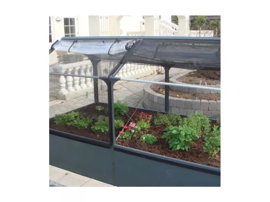 Carré potager premium avec serre Basic air Longueur 240 cm