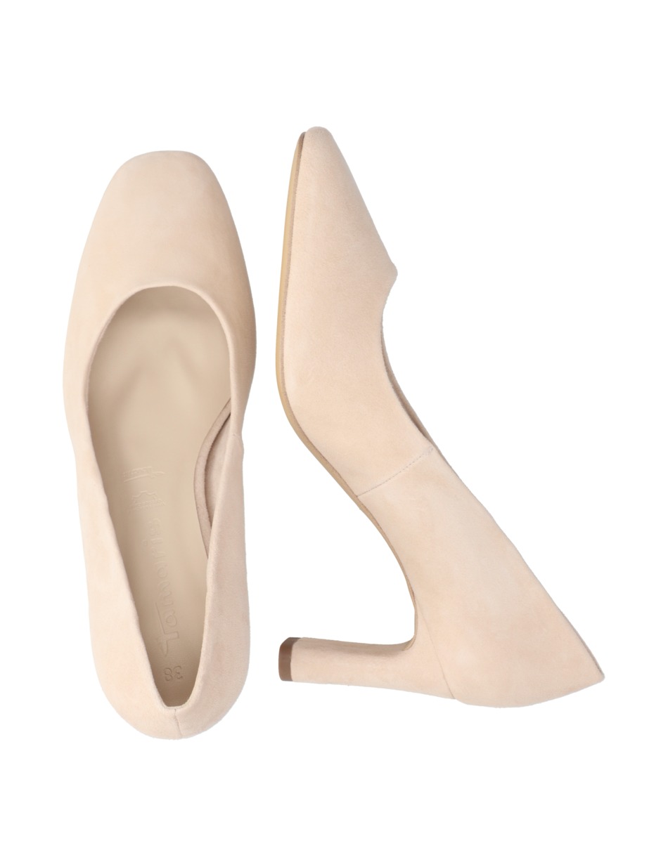 Veloursleder Pumps