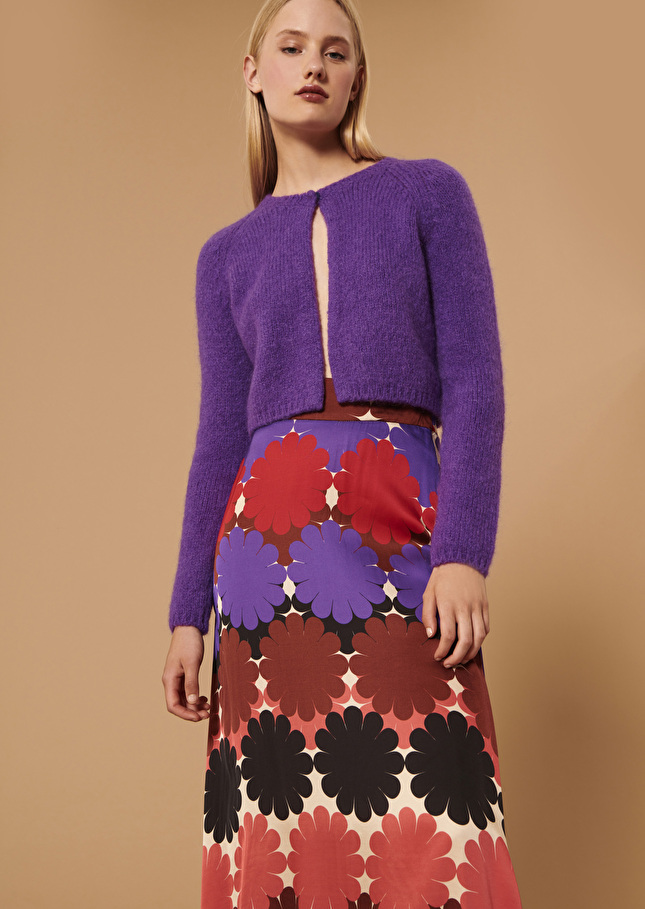 Gilet Gloryviolet en mohair