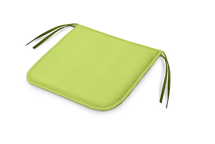 Galette de chaise carrée Cocos vert