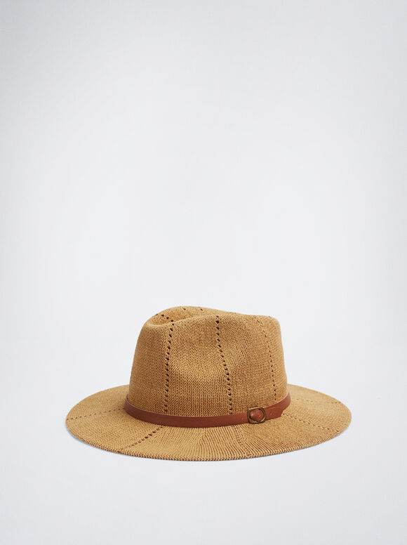 Gorro de tricô - Camelo