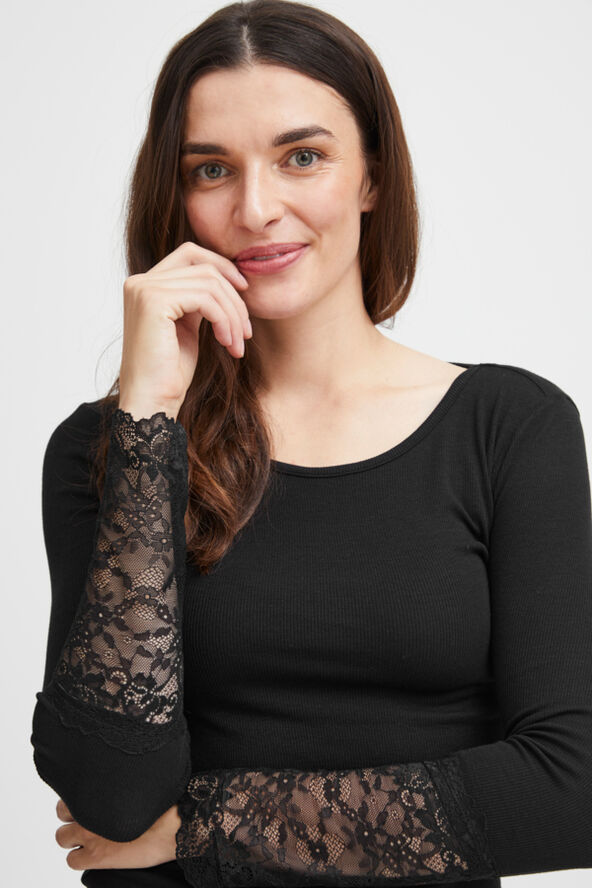 Fransa FRHIZAMOND TEE 19 Black