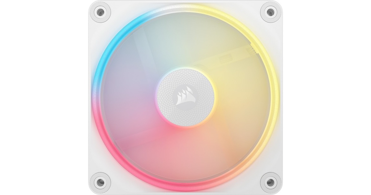 CorsairiCUE LINK LX120-R RGB Reverse case fan  (Wit, 120 x 120 x 25 mm, PWM)