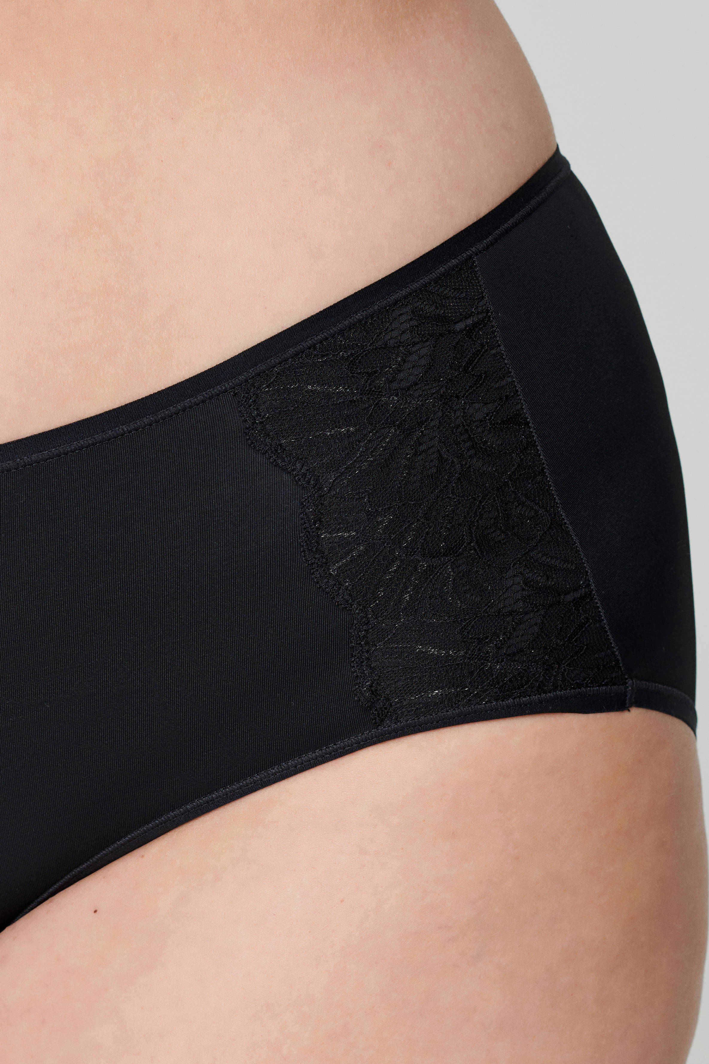 Zizzi slip LIVY (set van 2) zwart