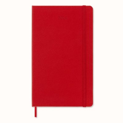 Red Large Daily Hard 12M Diary 2024 (Diary)