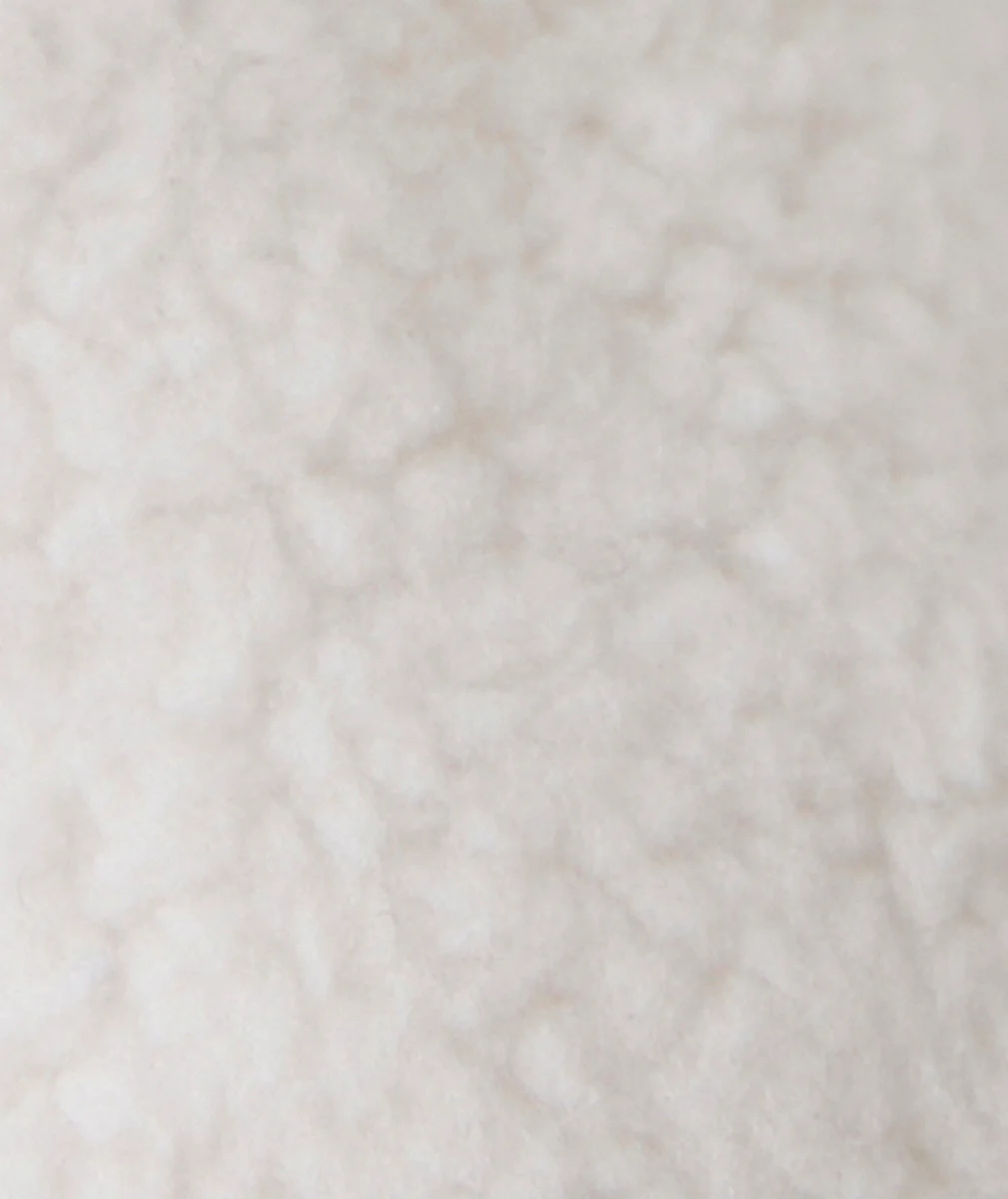 CHAUSSONS MONTANTS BÉBÉ GARÇON EN SHERPA ÉCRU AU MOTIF RENARD