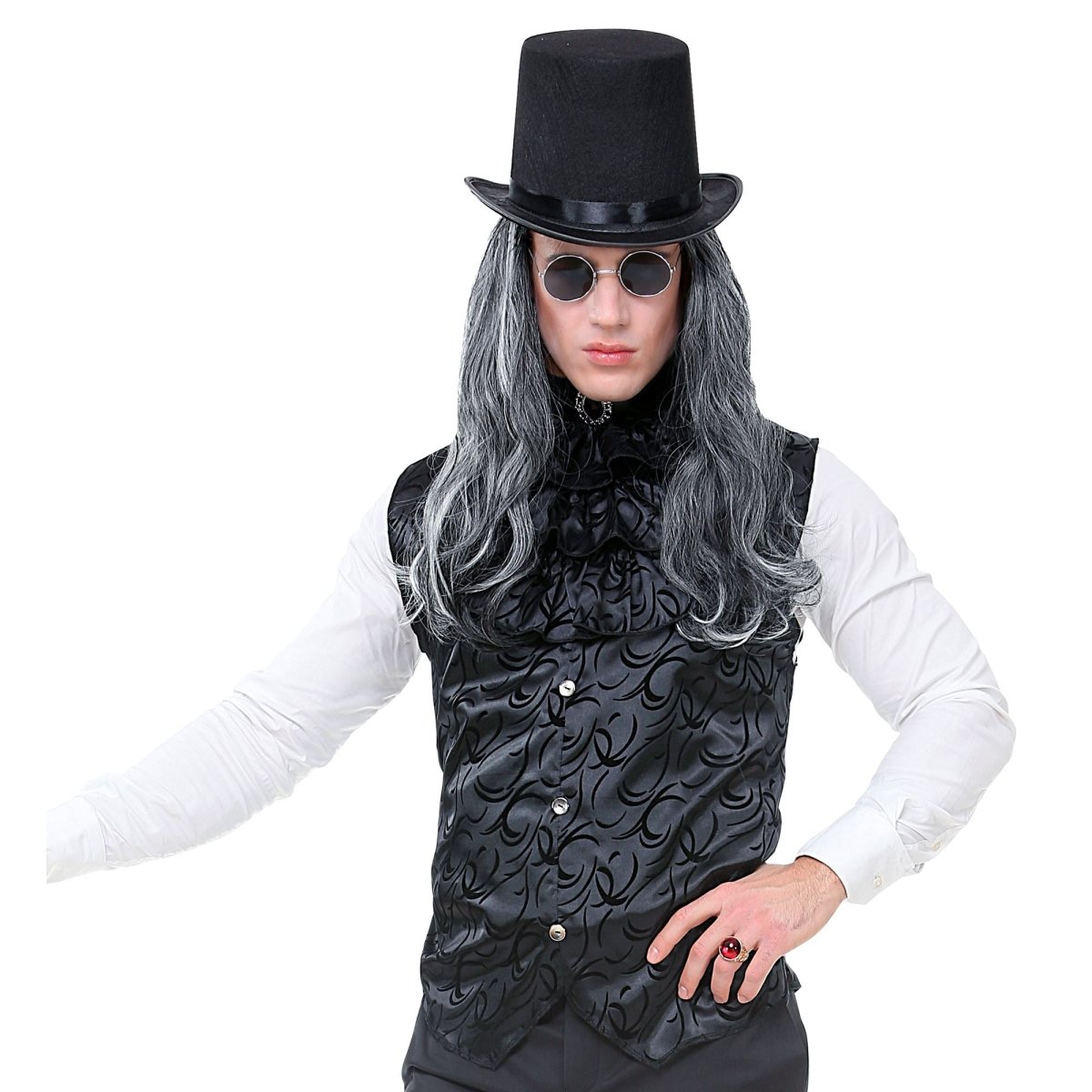 Halloween Vest Zwart Gotisch