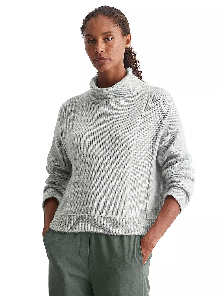 MARC O'POLO Rollkragenpullover  hellblau