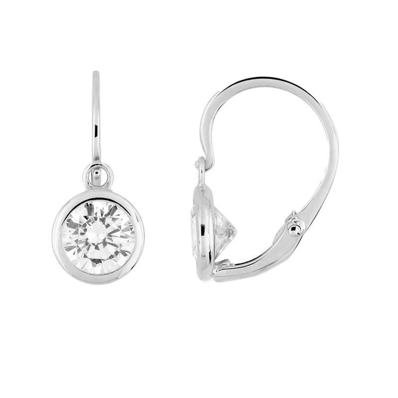 Boucles d'oreilles femme - Oxyde de zirconium - Or 18 Carats