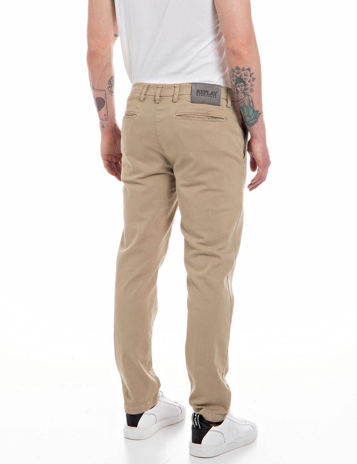 Replay| Herren Chinohose BENNI PANTS Regular Fit