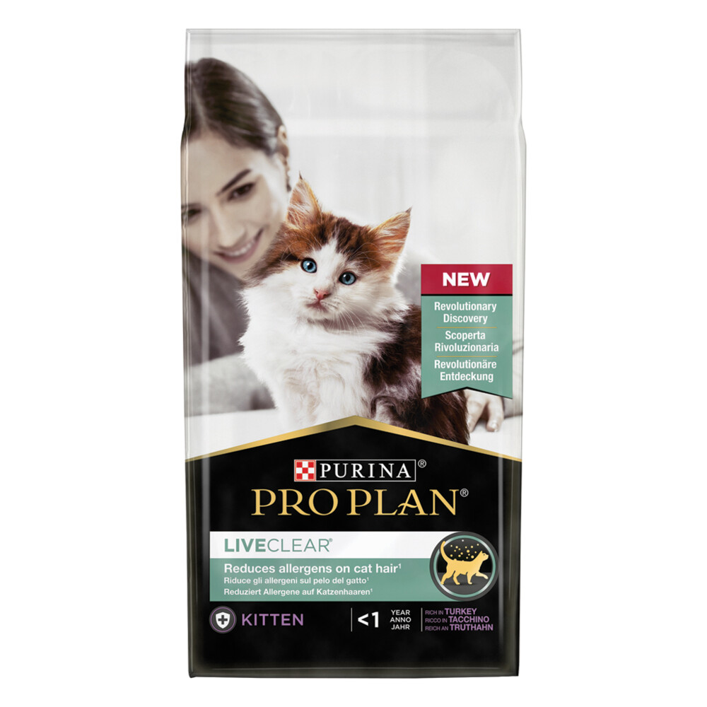 Pro Plan LiveClear Sterilised Kitten Kalkoen1,4 kg