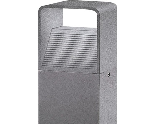 LED-paalverlichting 6,2W 550 lm 3000 K warm wit HxB: 400x135 mm Doninni antraciet