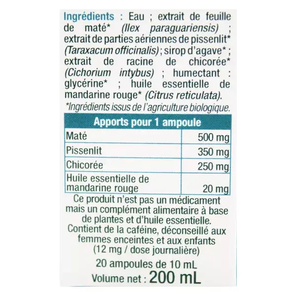 Les 3 Chênes Phyto Aromicell'R Emagrecimento Orgânico 20 ampolas