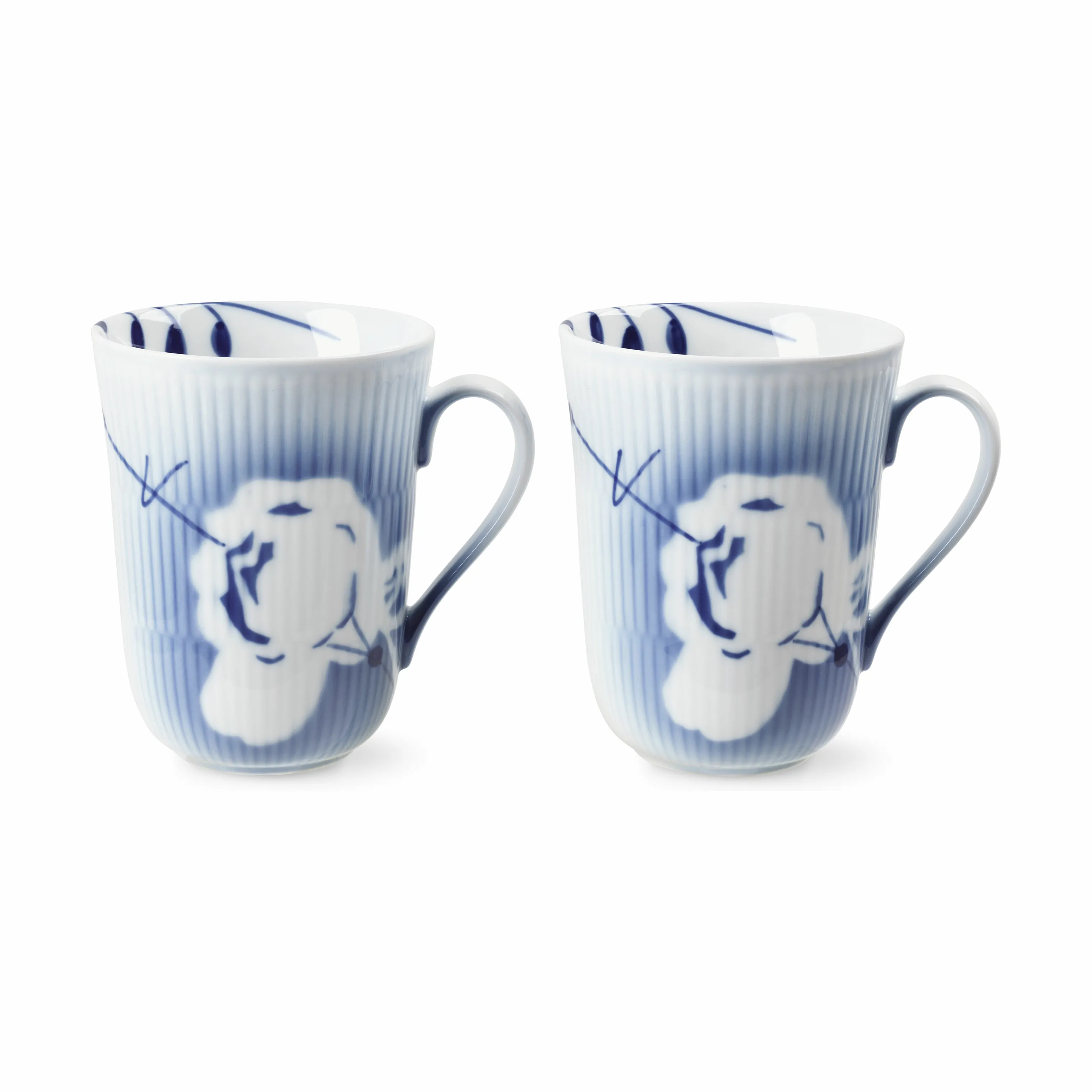 Royal Copenhagen Mega Rose Krus - 2 stk.