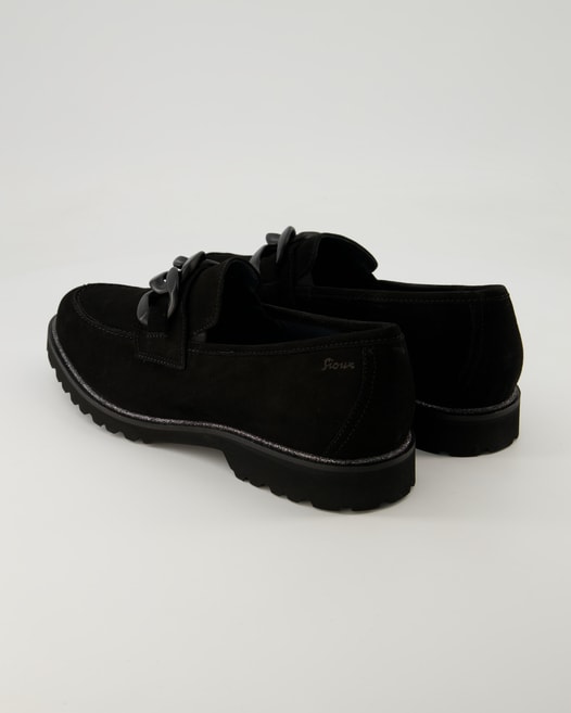 Sioux Meredith-744-H Slipper in Schwarz