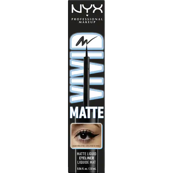 Vivid Matte Liquid Liner Black