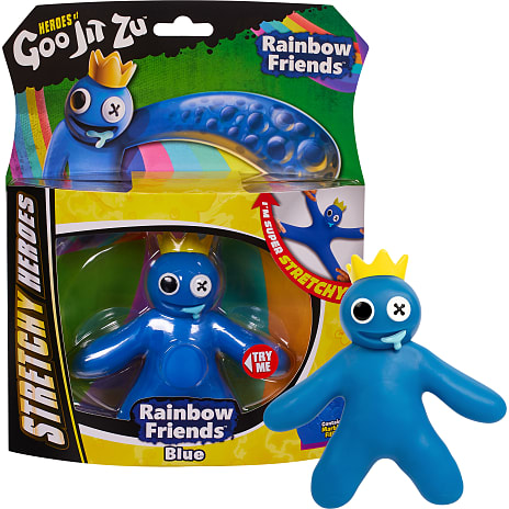 Goo Jit Zu Rainbow Friends strækbar Blue figur 10,6 cm
