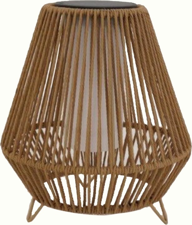 Intratuin solar windlicht naturel D 30 H 35 cm