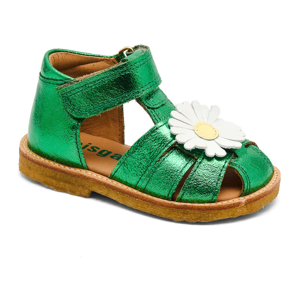 Køb Bisgaard Green Metallic Kaia Sandal