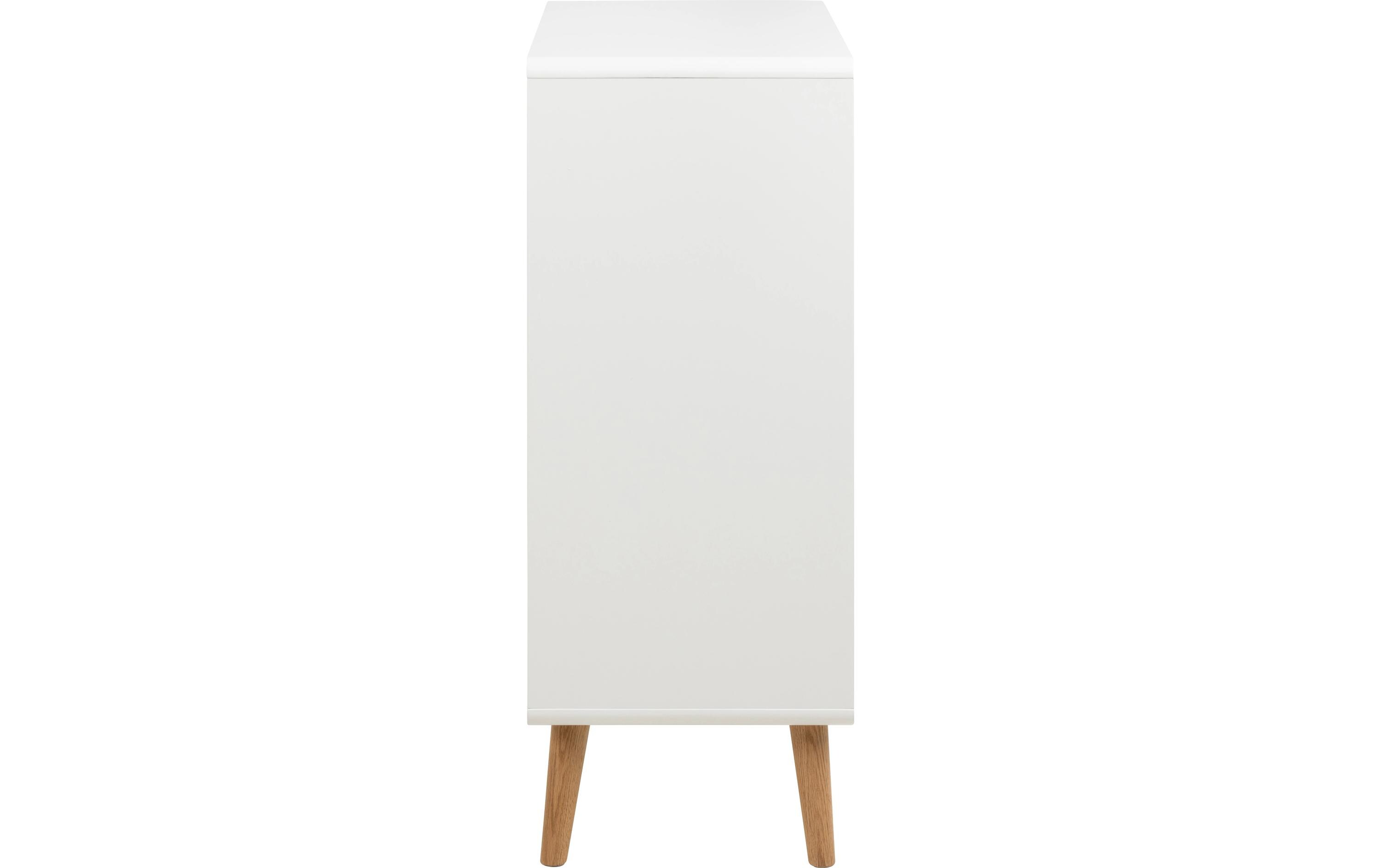 Kommode Lowell 80 x 100 cm, Weiss<br>Geräumige Kommode mit viel Stauraum