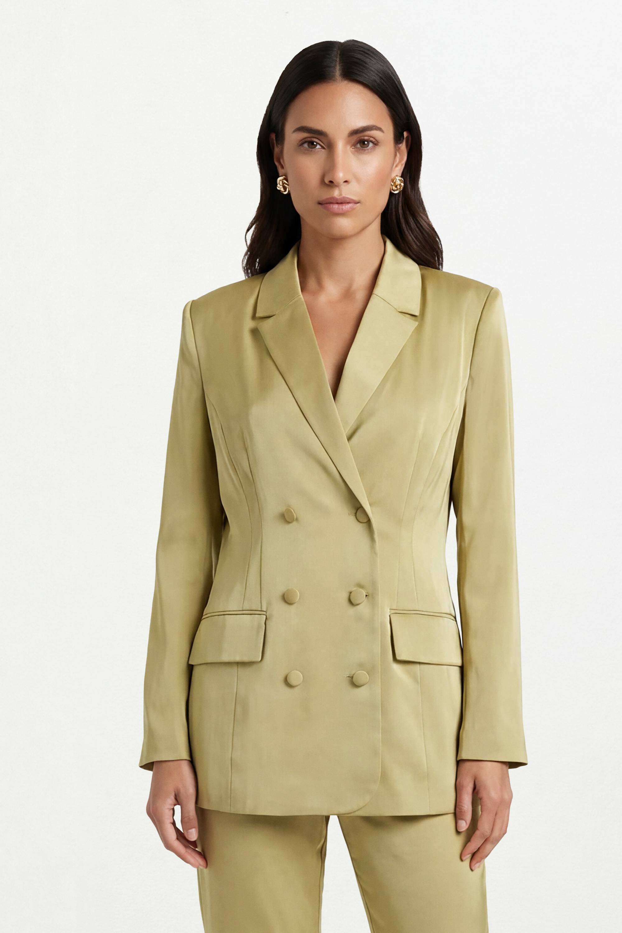 Wallis Ensemble Coordonné Blazer Croisé En Satin
