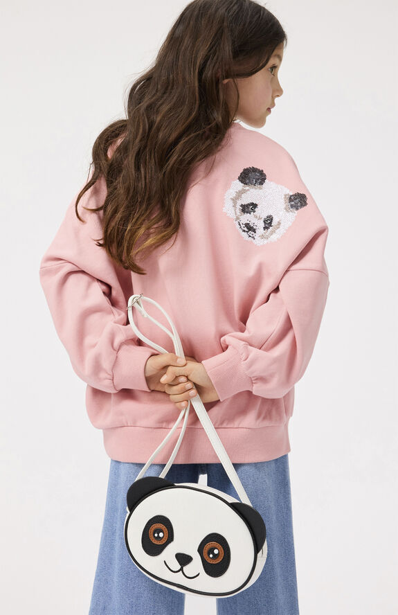 Molo Panda Bear bag Hvid
