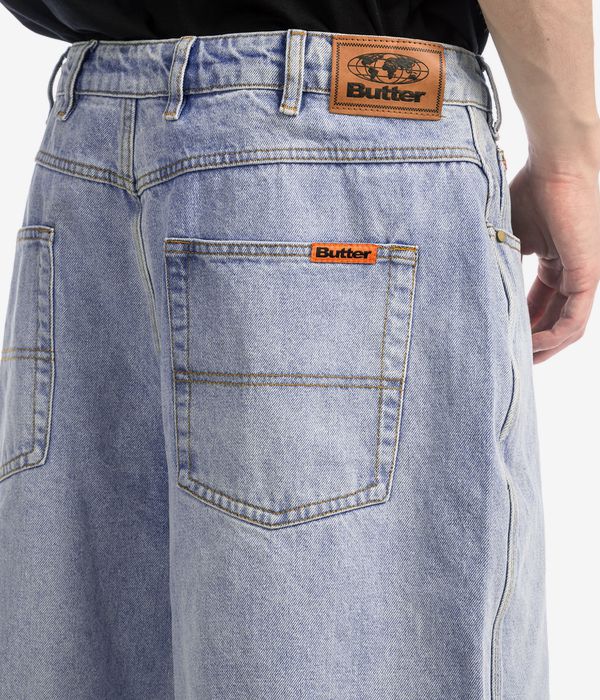 Butter Goods Baggy Denim Shorts (light blue)