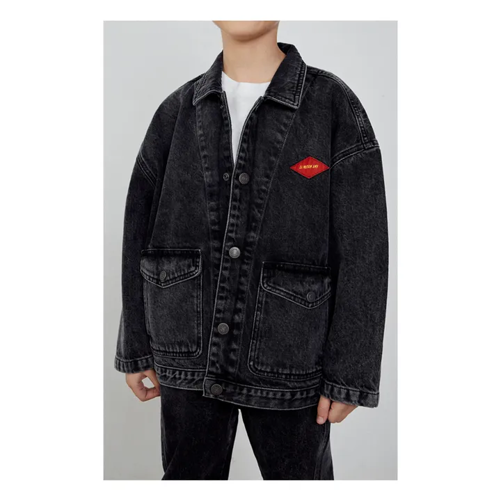 American Vintage Veste Courte Col Chemise  | Noir